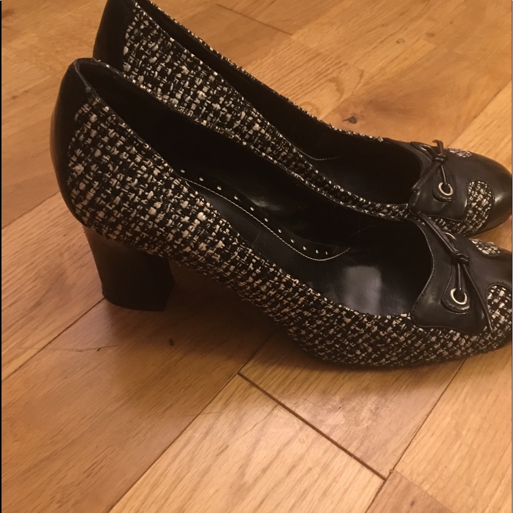 Hounds Tooth Heels Enzo Angioloni